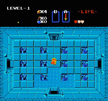 Legend of Zelda, The (USA) (Rev 1) (Virtual Console) screen shot game playing